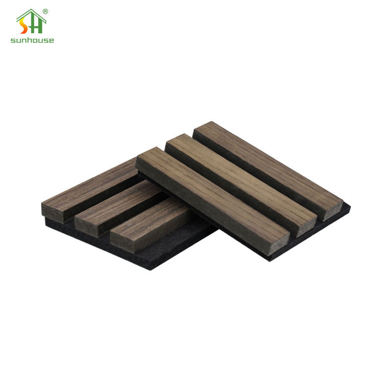 Indoor Acoustic Fabric Wall Panels Soundproofing Oak Akupanel Wood Acoustic Panel