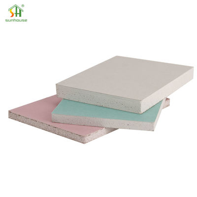 Ökofreundliche Gipsplatte Leichtgewicht 12 mm Trockene Wand Gipsplatte