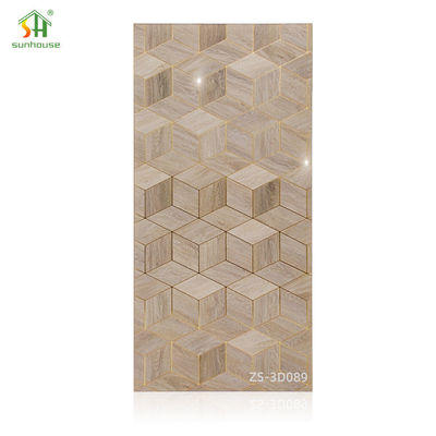 Umweltfreundliche 4x8ft Marmor-Acryl-Wandpaneele 8mm/10mm dick