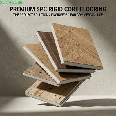 Ein guter Preis. Wasserdichte Click Lock Rigid Core SPC Click-Bodendiele für die Innen- und Außendekoration Online