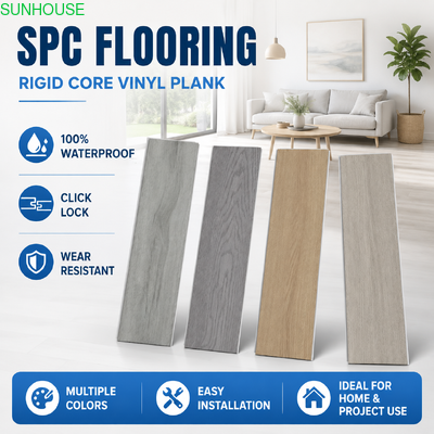 Ein guter Preis. Wasserdichte SPC-Böden für Küchen, Badezimmer und nasse Innenräume Online