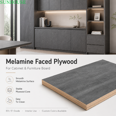 Melamine-Laminations-Plywood-Reinigung für Schranken, Bohrungen und Randbänder